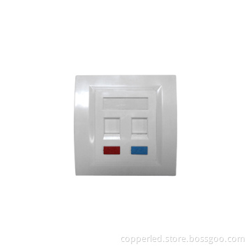Faceplate 86 Type 2port